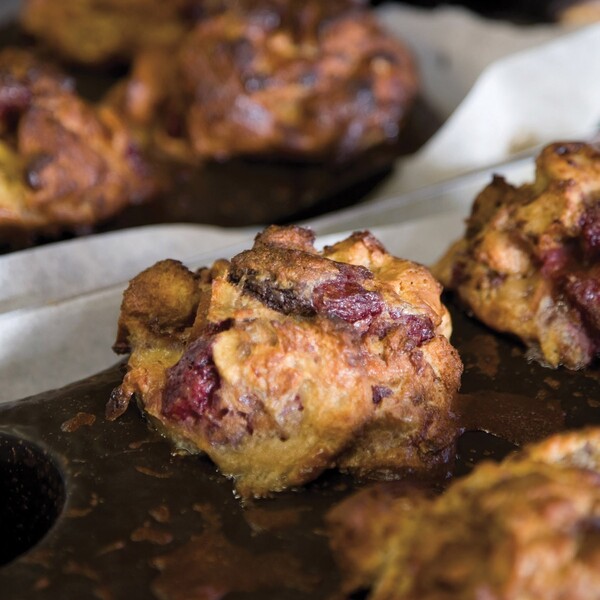 Cherry Berry Blend Bread & Butter Puddings