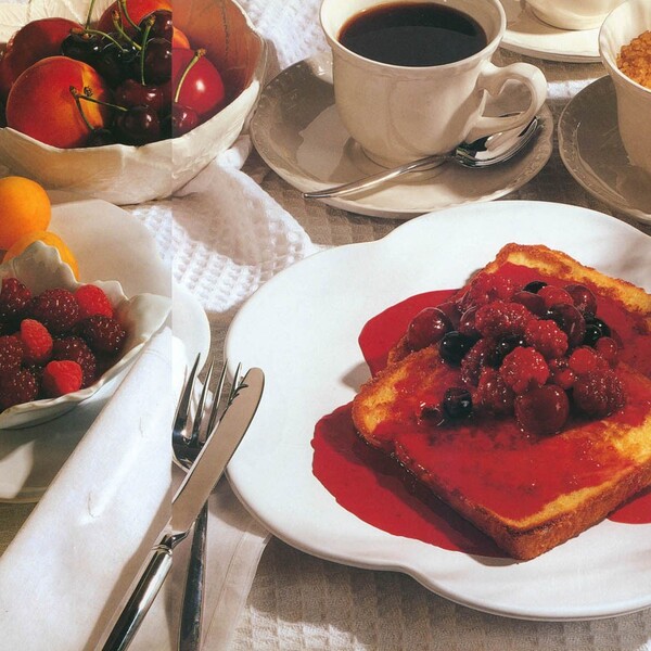French Toast with Strawberry Compote